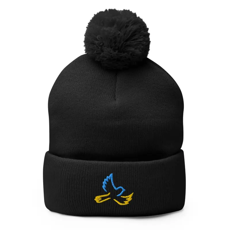 Bird Embroidery winter cap